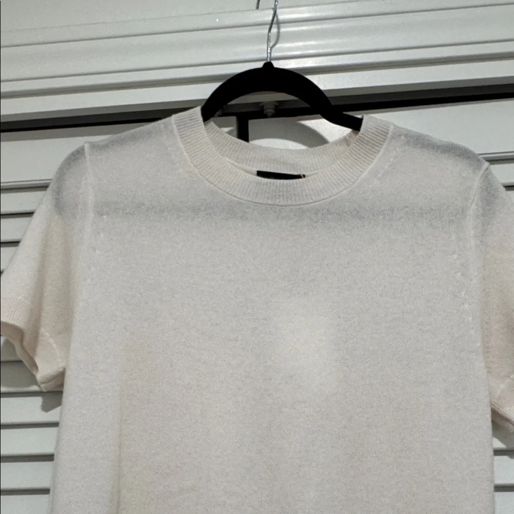 Quince Ivory Cashmere Sweater New with Tags - Picture 2 of 5